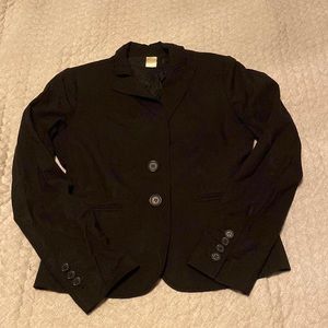 J Crew Black Suiting Jacket Size 2